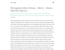 Tablet Screenshot of ferragamomensshoes.ismyvalentine.net
